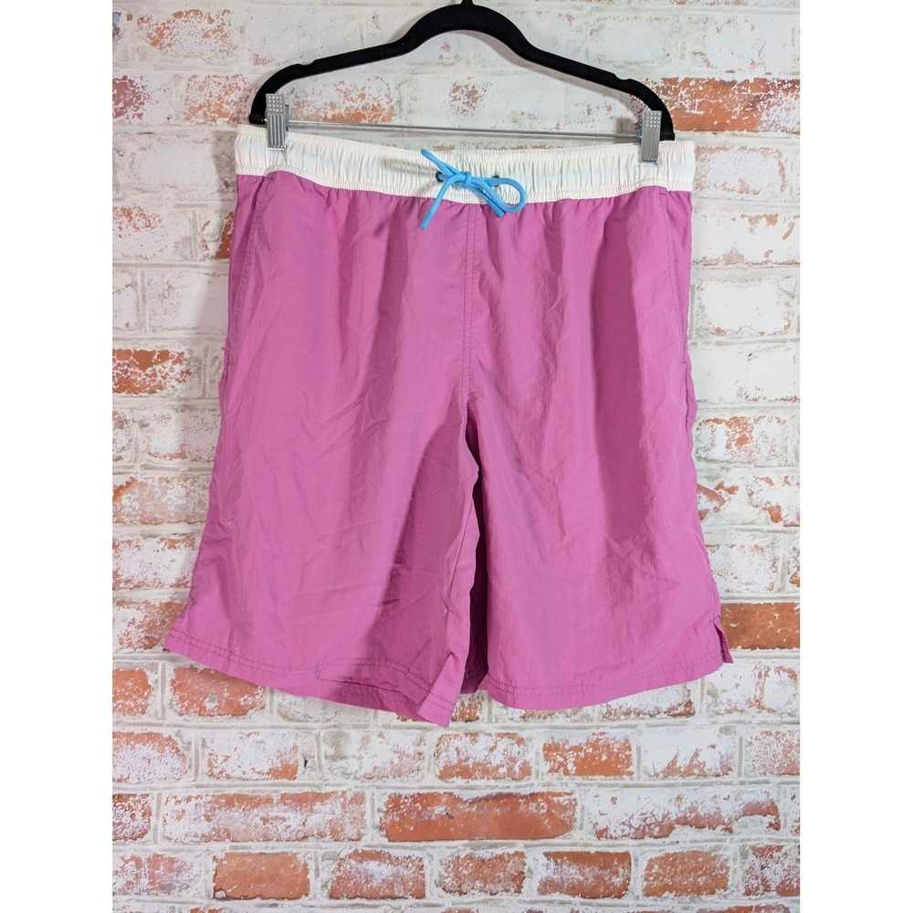 BP Swim Shorts Men's Large Pink Board Shorts Drawstring Beachwear 1287